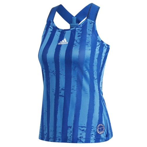 Women's top Adidas Y-Tank ENG W - royal blue/white Women's top Adidas Y-Tank ENG W - royal blue/white