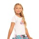 Girls' T-shirt Lucky in Love Novelty On Vacay - multicolor Girls' T-shirt Lucky in Love Novelty On Vacay - multicolor