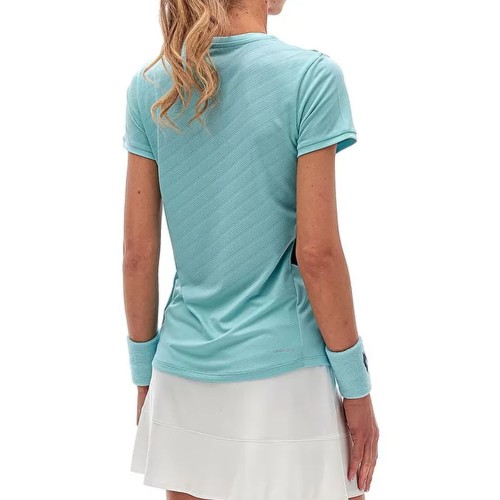Women's T-shirt Lotto Tech W I - D2 T-Shirt - blue Women's T-shirt Lotto Tech W I - D2 T-Shirt - blue