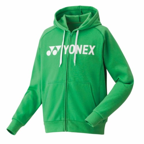 Men's Jumper Yonex Men's Full Zip Hoodie LOGO - flesh green Men's Jumper Yonex Men's Full Zip Hoodie LOGO - flesh green