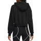 Women's jumper Nike Sportswear Club Fleece Oversized Crop Hoodie - black/white Women's jumper Nike Sportswear Club Fleece Oversized Crop Hoodie - black/white