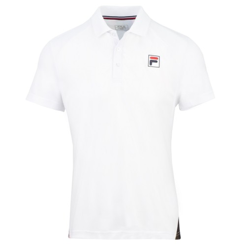 Men's Polo T-shirt Fila Polo Arnaud - white/multicolor