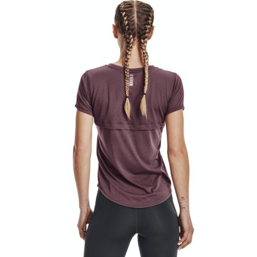 Women's T-shirt Under Armour Streaker Run Short Sleeve - ash plum/reflective Women's T-shirt Under Armour Streaker Run Short Sleeve - ash plum/reflective