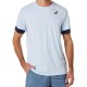 Men's T-shirt Asics Court Short Sleeve Top - soft sky/midnight