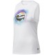 Women's T-shirt Reebok LM Graphic Muscle Tank W - white