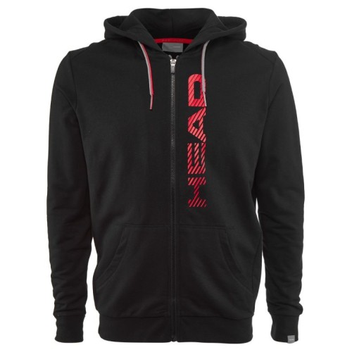 Men's Jumper Head Club Fynn Hoodie FZ M - black/red Men's Jumper Head Club Fynn Hoodie FZ M - black/red