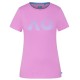 Women's T-shirt Australian Open T-Shirt AO Textured Logo - opera mauve Women's T-shirt Australian Open T-Shirt AO Textured Logo - opera mauve