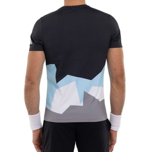 Men's T-shirt Hydrogen Mountains Tech T-shirt - blue navy/white/grey/light blue Men's T-shirt Hydrogen Mountains Tech T-shirt - blue navy/white/grey/light blue