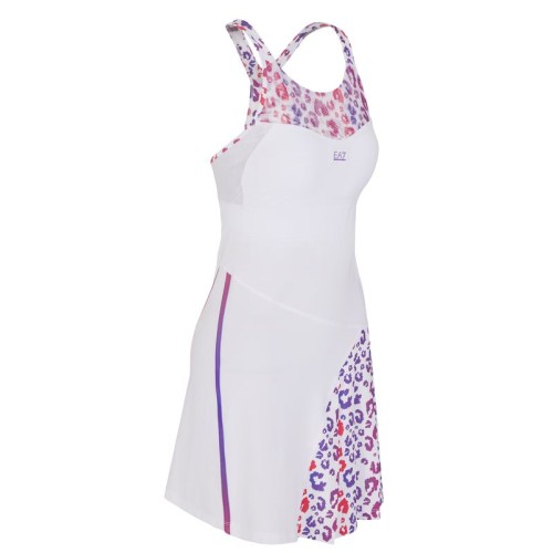 Women's dress EA7 Woman Jersey Dress - white Women's dress EA7 Woman Jersey Dress - white