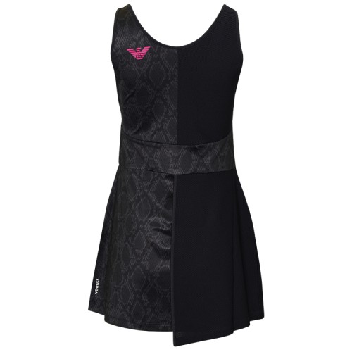 Women's dress EA7 Woman Jersey Dress - black python Women's dress EA7 Woman Jersey Dress - black python