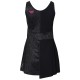 Women's dress EA7 Woman Jersey Dress - black python Women's dress EA7 Woman Jersey Dress - black python