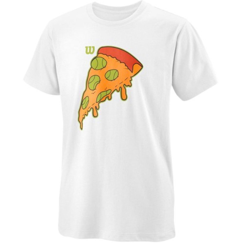 Boys' t-shirt Wilson Slice Tech Tee B - white Boys' t-shirt Wilson Slice Tech Tee B - white