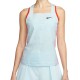 Women's top Nike Court Dri-Fit Slam Tank - glacier blue/light arctic pink/team orange/black