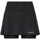 Women's skirt Head Club Basic Skort Long W - black Women's skirt Head Club Basic Skort Long W - black