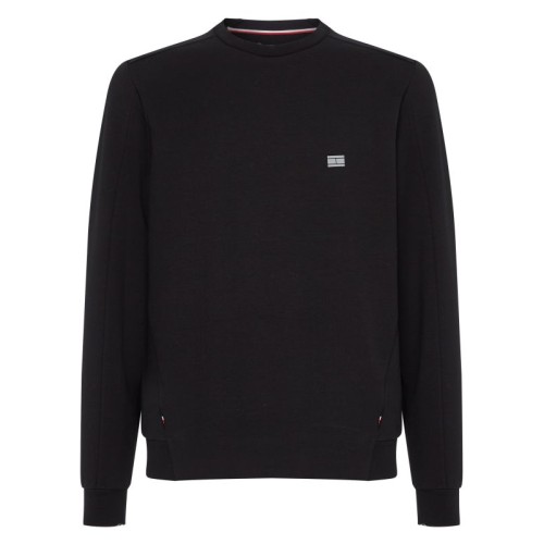 Men's Jumper Tommy Hilfiger Tech Essentials Crew - black Men's Jumper Tommy Hilfiger Tech Essentials Crew - black
