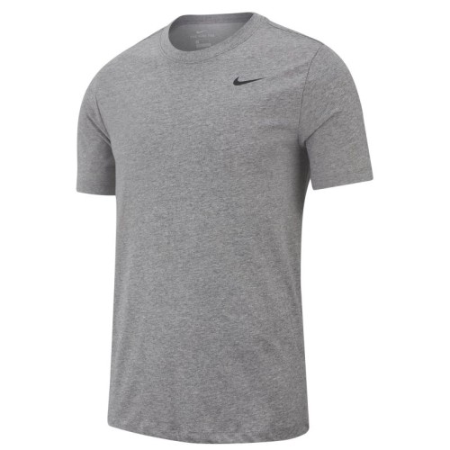 Men's T-shirt Nike Solid Dri-Fit Crew - carbon heather/black Men's T-shirt Nike Solid Dri-Fit Crew - carbon heather/black