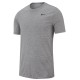 Men's T-shirt Nike Solid Dri-Fit Crew - carbon heather/black Men's T-shirt Nike Solid Dri-Fit Crew - carbon heather/black
