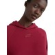 Women's jumper Tommy Hilfiger Relaxed Soft Modal Fleece HWK - rouge Women's jumper Tommy Hilfiger Relaxed Soft Modal Fleece HWK - rouge