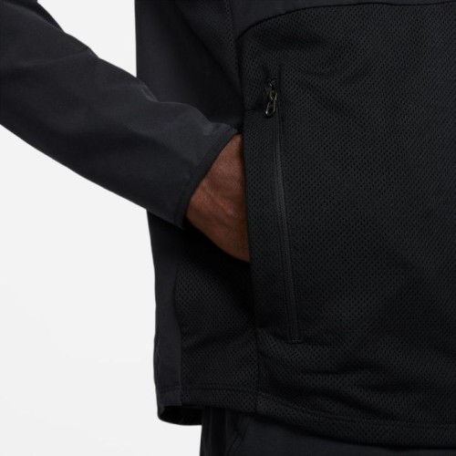 Men's Jumper Nike Court Advantage Packable Jacket - black/white Men's Jumper Nike Court Advantage Packable Jacket - black/white