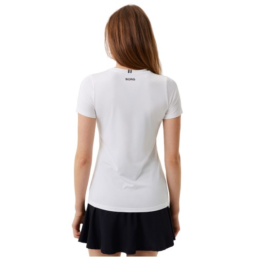 Women's T-shirt Bj_rn Borg Ace Slim T-Shirt - brilliant white Women's T-shirt Bj_rn Borg Ace Slim T-Shirt - brilliant white