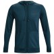 Men's Jumper Under Armour Rush Warm-Up Full-Zip Hoodie - blue note/black Men's Jumper Under Armour Rush Warm-Up Full-Zip Hoodie - blue note/black