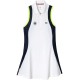 Women's dress Lacoste Sport Roland Garros Edition Sleeveless Dress - white/navy blue Women's dress Lacoste Sport Roland Garros Edition Sleeveless Dress - white/navy blue