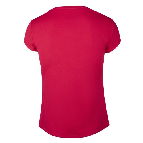 Women's T-shirt Babolat Exercise Graphic Tee W - red rose Women's T-shirt Babolat Exercise Graphic Tee W - red rose