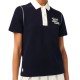 Women's polo T-shirt Lacoste Sport Roland Garros Edition Cotton Pique Polo Shirt - navy blue/white