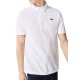 Men's Polo T-shirt Lacoste Men's SPORT Textured Breathable Golf Polo Shirt - white