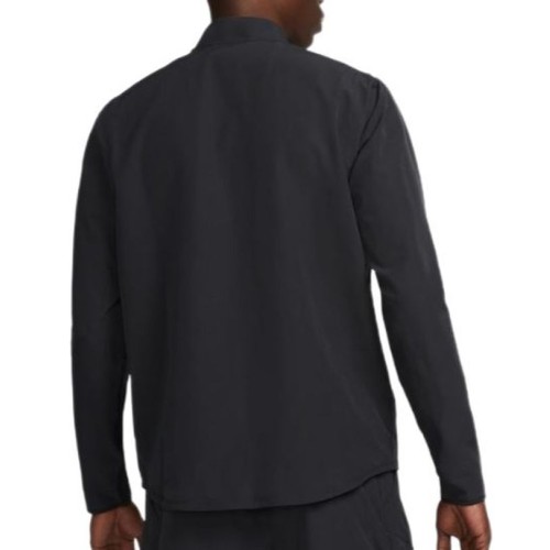 Men's Jumper Nike Court Advantage Packable Jacket - black/white Men's Jumper Nike Court Advantage Packable Jacket - black/white