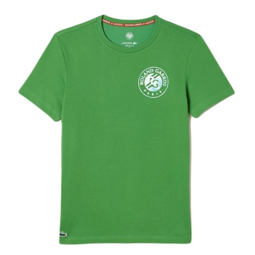 Men's T-shirt Lacoste Sport Roland Garros Edition Logo T-Shirt - green