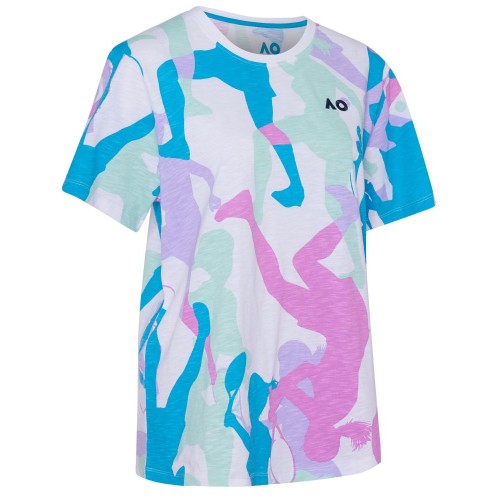 Women's T-shirt Australian Open T-Shirt Player Camouflage - multicolor Women's T-shirt Australian Open T-Shirt Player Camouflage - multicolor