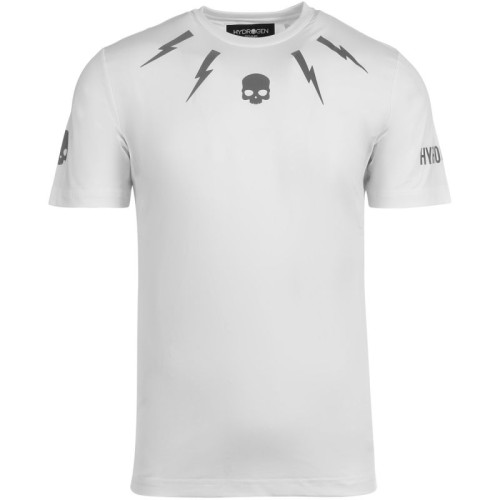 Men's T-shirt Hydrogen Tech Storm Tee Man - white/reflex