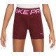 Girls' shorts Nike Kids Pro Dri-Fit Shorts - dark team red/playful pink