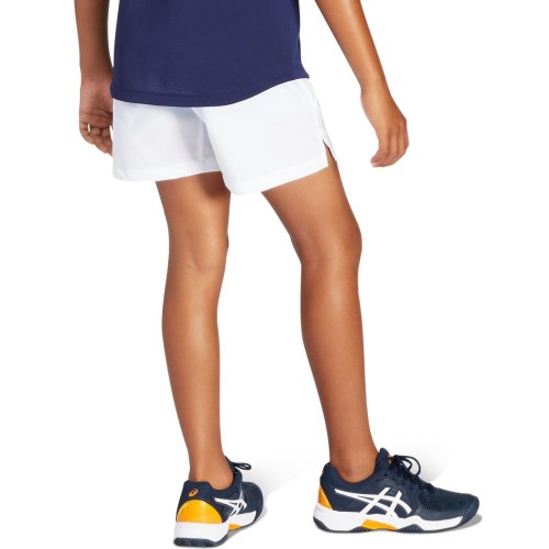 Boys' shorts Asics Tennis B Short - brilliant white Boys' shorts Asics Tennis B Short - brilliant white