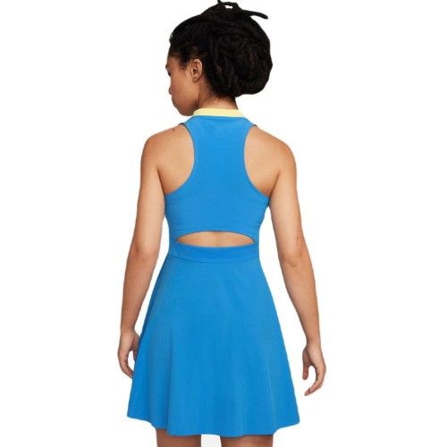 Women's dress Nike Court Dri-Fit Advantage Club Dress - light photo blue/white Women's dress Nike Court Dri-Fit Advantage Club Dress - light photo blue/white