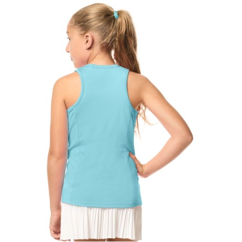 Girls' T-shirt Lucky in Love Core V-Neck Cutout Tank Girls - ocean Girls' T-shirt Lucky in Love Core V-Neck Cutout Tank Girls - ocean