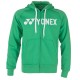 Men's Jumper Yonex Men's Full Zip Hoodie LOGO - flesh green Men's Jumper Yonex Men's Full Zip Hoodie LOGO - flesh green