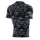 Men's T-shirt Compressport Training Short Sleeve T-Shirt Camo Premium - black/camo