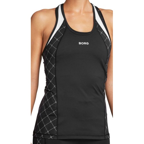 Women's top Bj_rn Borg Borg Block Tank W - black/beauty Women's top Bj_rn Borg Borg Block Tank W - black/beauty