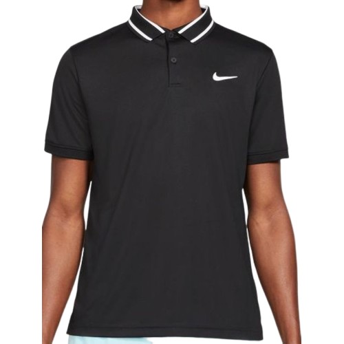 Men's Polo T-shirt Nike Court Dri-Fit Victory Polo PQ M - obsidian/white