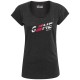 Women's T-shirt Babolat Exercise Flag Message Tee Women - black heather