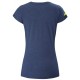 Women's T-shirt Babolat Exercise Massange Tee W - estate blue heather Women's T-shirt Babolat Exercise Massange Tee W - estate blue heather
