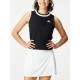 Women's top Adidas Club Knotted Tank W - black/white