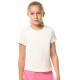 Girls' T-shirt Lucky in Love Core Dynamic High-Low S/S Girls - white Girls' T-shirt Lucky in Love Core Dynamic High-Low S/S Girls - white