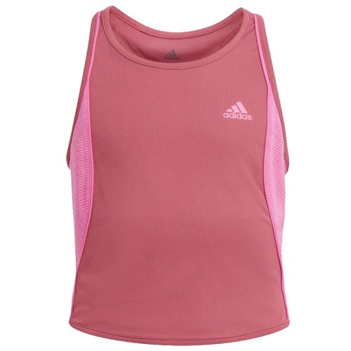 Girls' T-shirt Adidas Pop Up Tank Top - wild pink/screaming pink Girls' T-shirt Adidas Pop Up Tank Top - wild pink/screaming pink