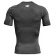 Men's T-shirt Under Armour Men's HeatGear Armour Short Sleeve - carbon heather/black