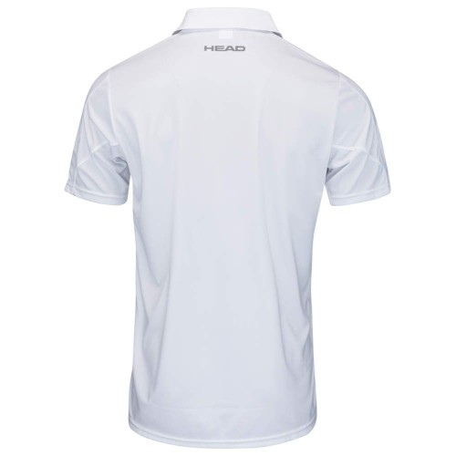 Men's Polo T-shirt Head Club 22 Tech Polo Shirt M - white Men's Polo T-shirt Head Club 22 Tech Polo Shirt M - white