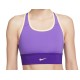 Women's bra Nike Dri-Fit Swoosh Long Line Bra W - psychic purple/electro purple/melon tint