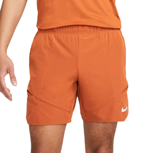 Men's shorts Nike Dri-Fit Advantage Short 7in - dark russet/white